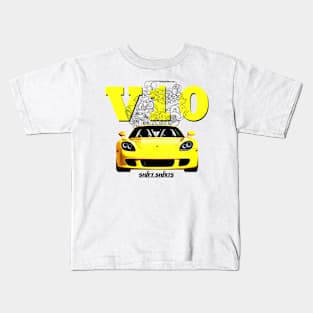 Shift Shirts V10 Music - Carrera GT Inspired Kids T-Shirt
